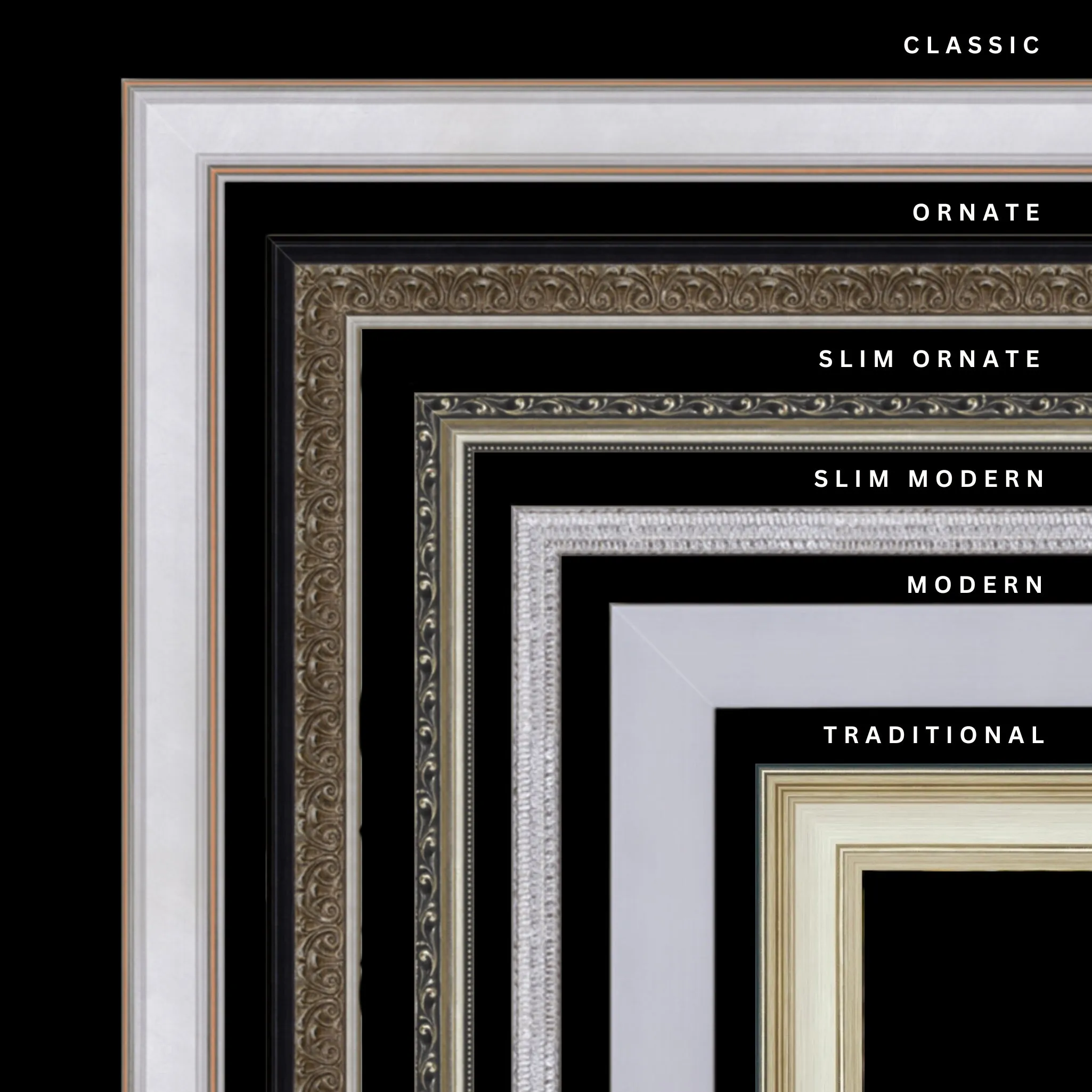 Silver 20x21 Picture Frame Ornate Traditional Classic Antique